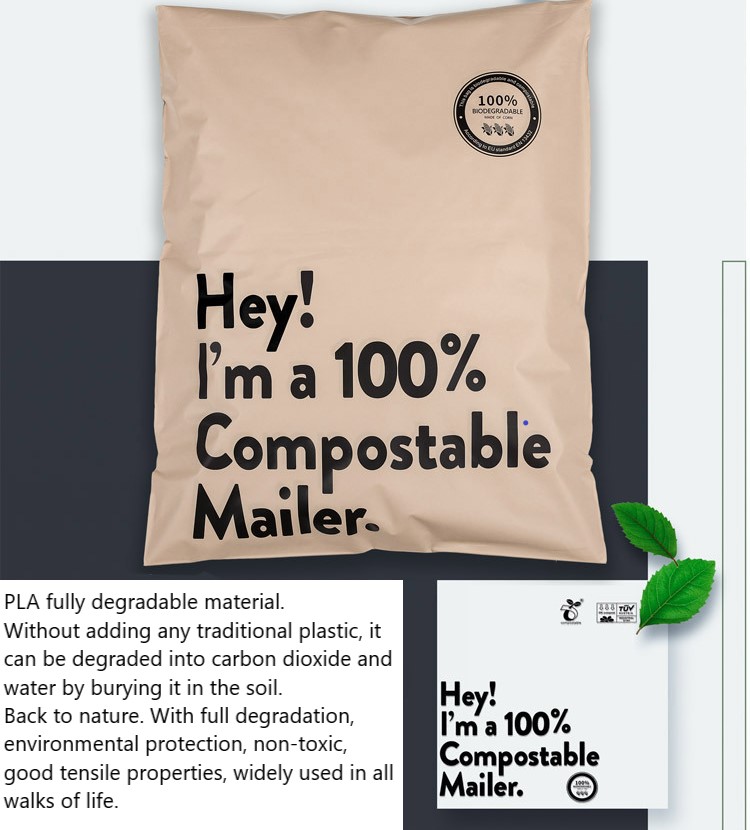 Buy Be01 Corn Starch 100 Biodegradable And Compostable Mailer Shipping