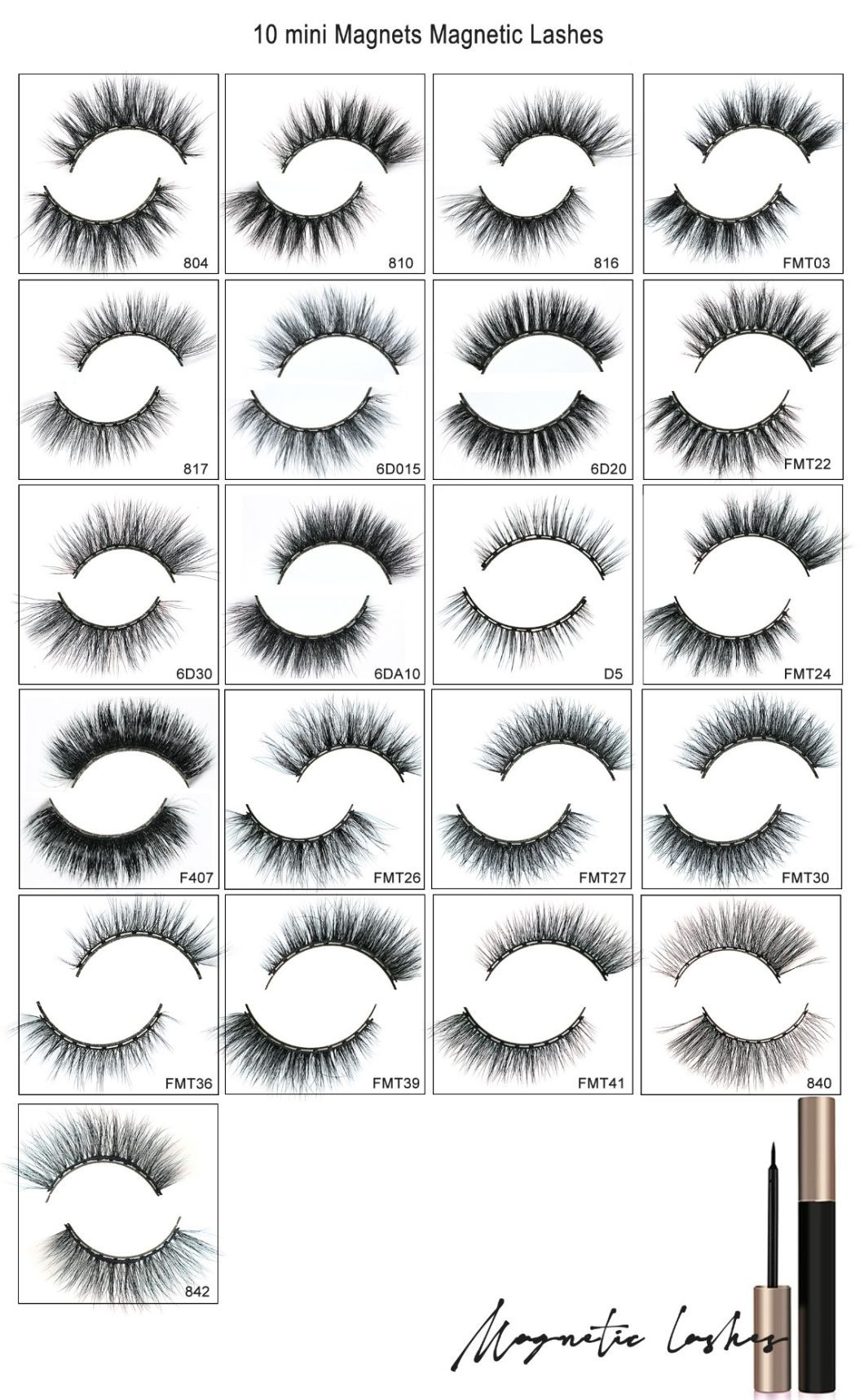 Buy Make Your Own Brand Real Mink Eyelashes Siberian Mink Fur