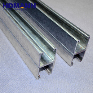 Import Hdmann 41x41 Hot Dipped Galvanized Steel Unistrut Strut Channels