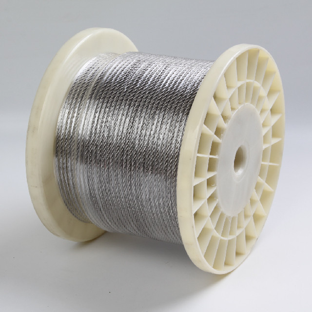 Buy High Tensile Strength Stainless Steel Wire Rope 7x19 1x37 7x7 304