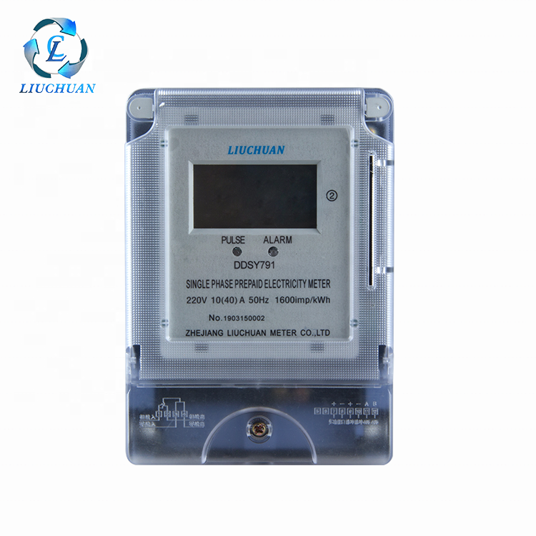 Buy Single Phase Prepaid Electric Meter With Billing App From Zhejiang