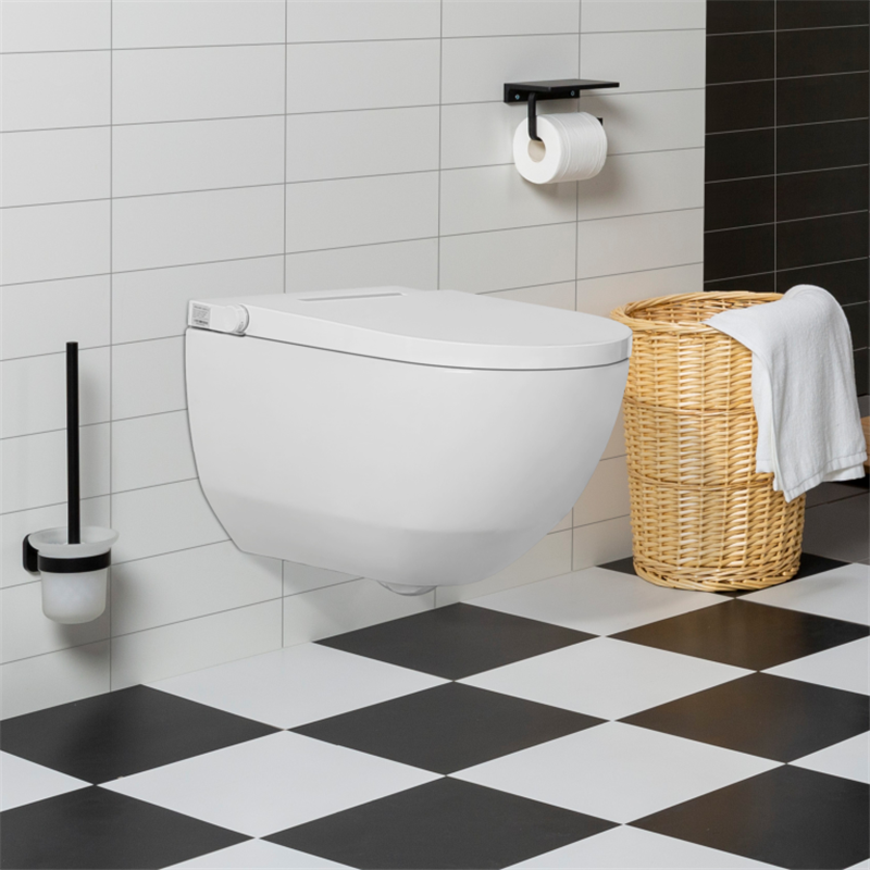 Buy Intelligent Wall Hung Ceramic Smart Toilet With Cistern For