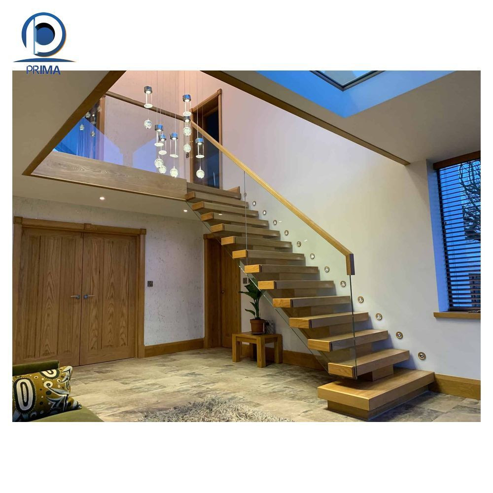 Buy Floating Stair Modern Contemporary Customized Staircase With Glass