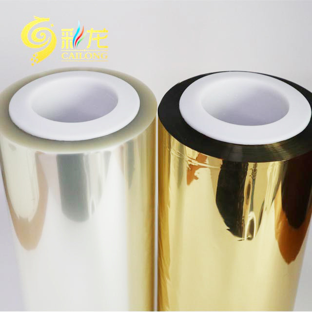 Buy Gold Metalized Pet Film High Gloss 12micron Metalized Pet Film High