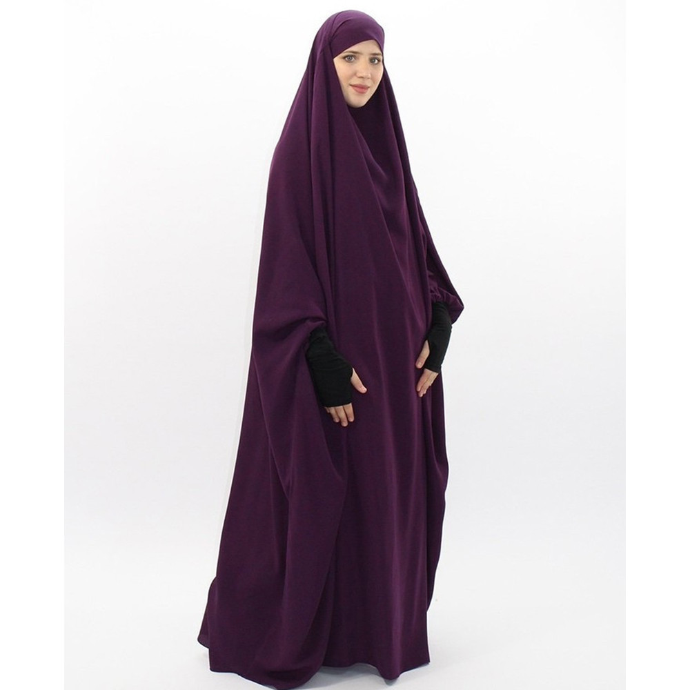 Buy Eid Hooded Muslim Women Hijab Dress Prayer Garment Jilbab Abaya Long Khimar Full Cover