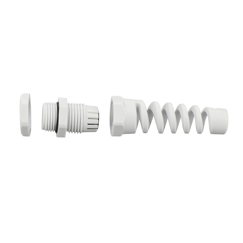 Buy Ip68 Water Proof Spiral Cable Gland Nylon Cable Gland From Zhejiang