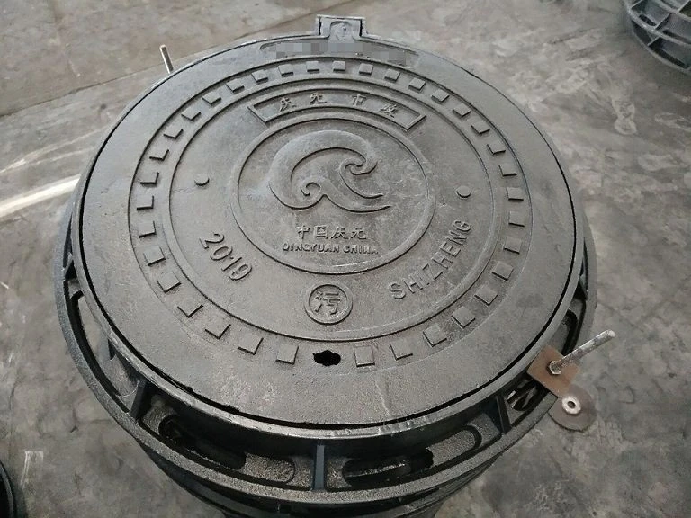 Buy Manhole Cover Ductile Iron Casting En124 Class C250 B125 From Jize