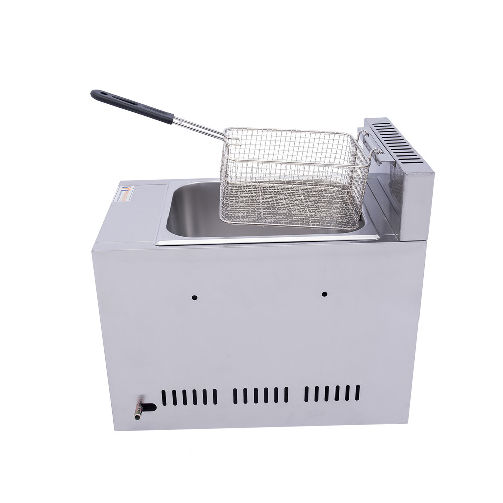 Buy L Commercial Industrial Table Top Single Tank Lpg Deep Gas Fryer