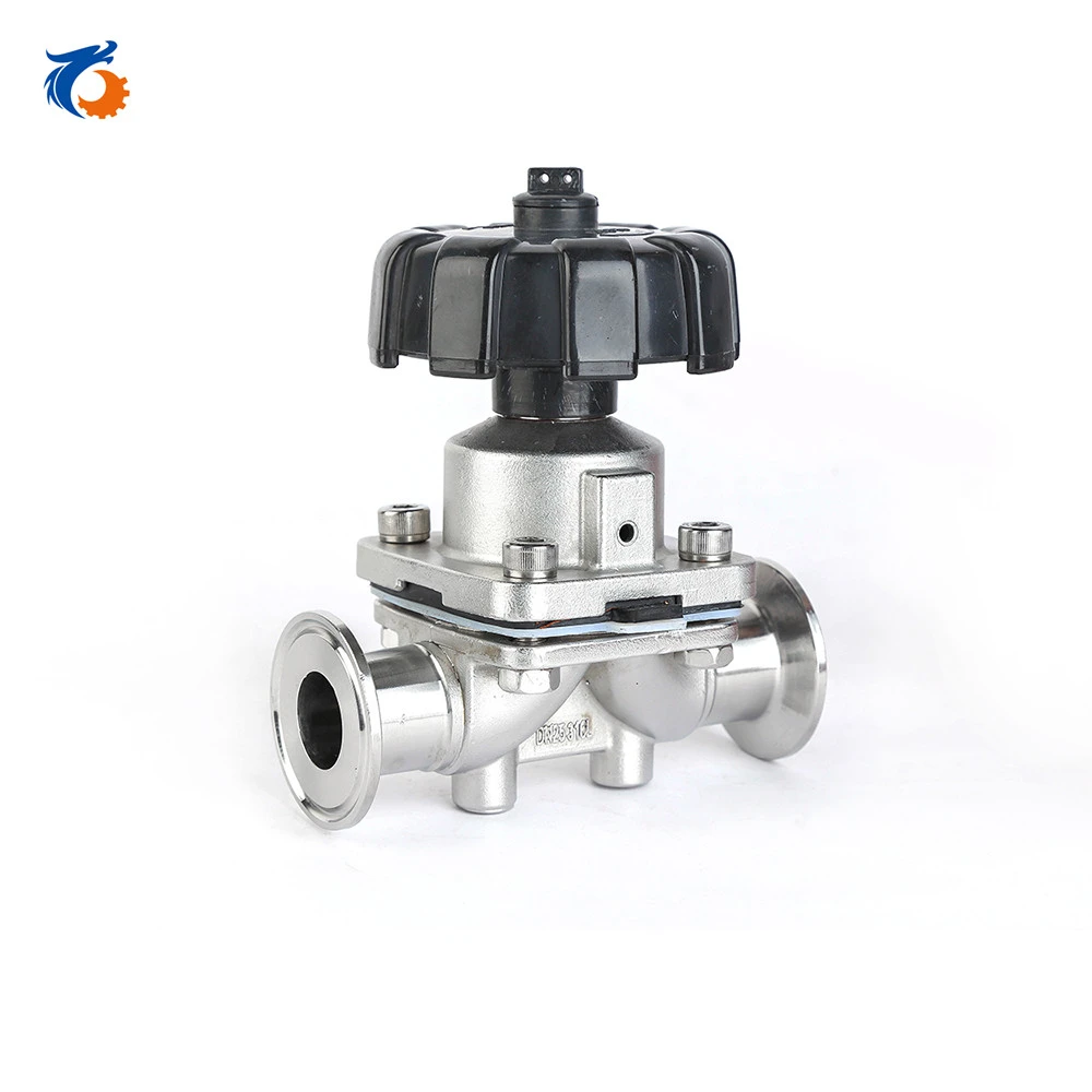 Buy Sanitary Manual Tri Clamp Stainless Steel Ss Diaphragm Valve