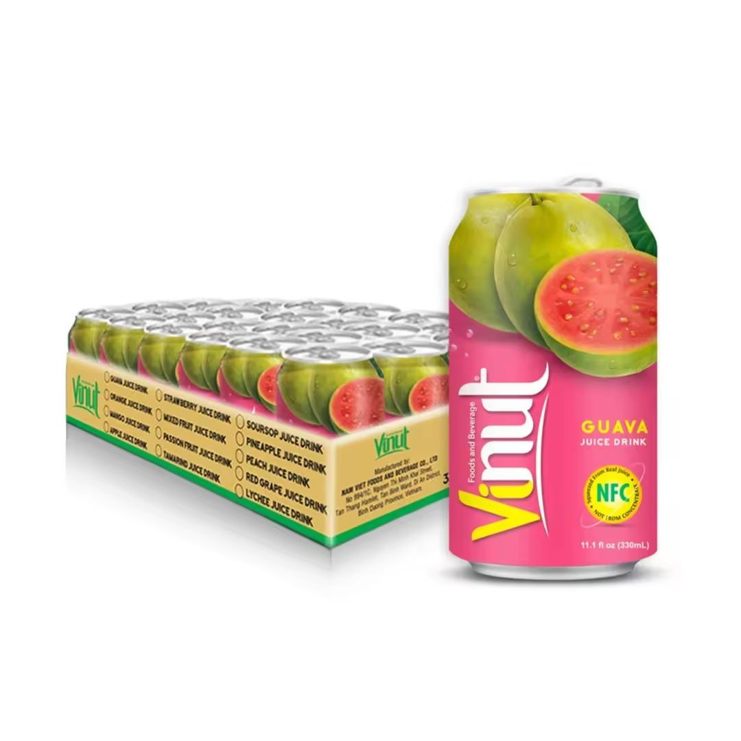 Buy Pink Guava Juice Drink 330ml Vinut Best Selling Tropical Free