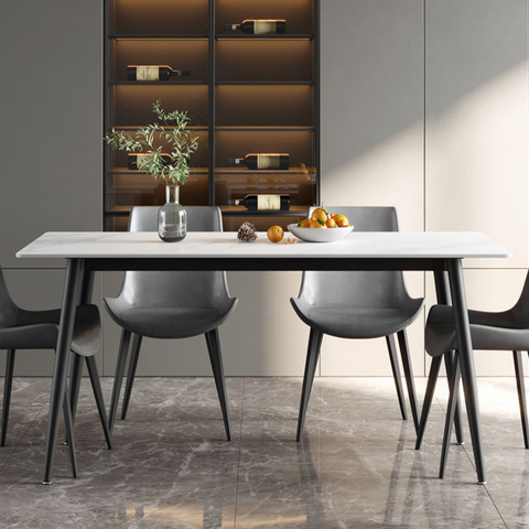 Buy Marble Top Dining Table And Chairs Metal Modern Luxury Dinning Room