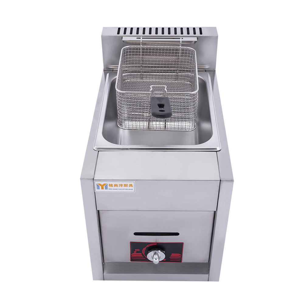 Buy L Commercial Industrial Table Top Single Tank Lpg Deep Gas Fryer