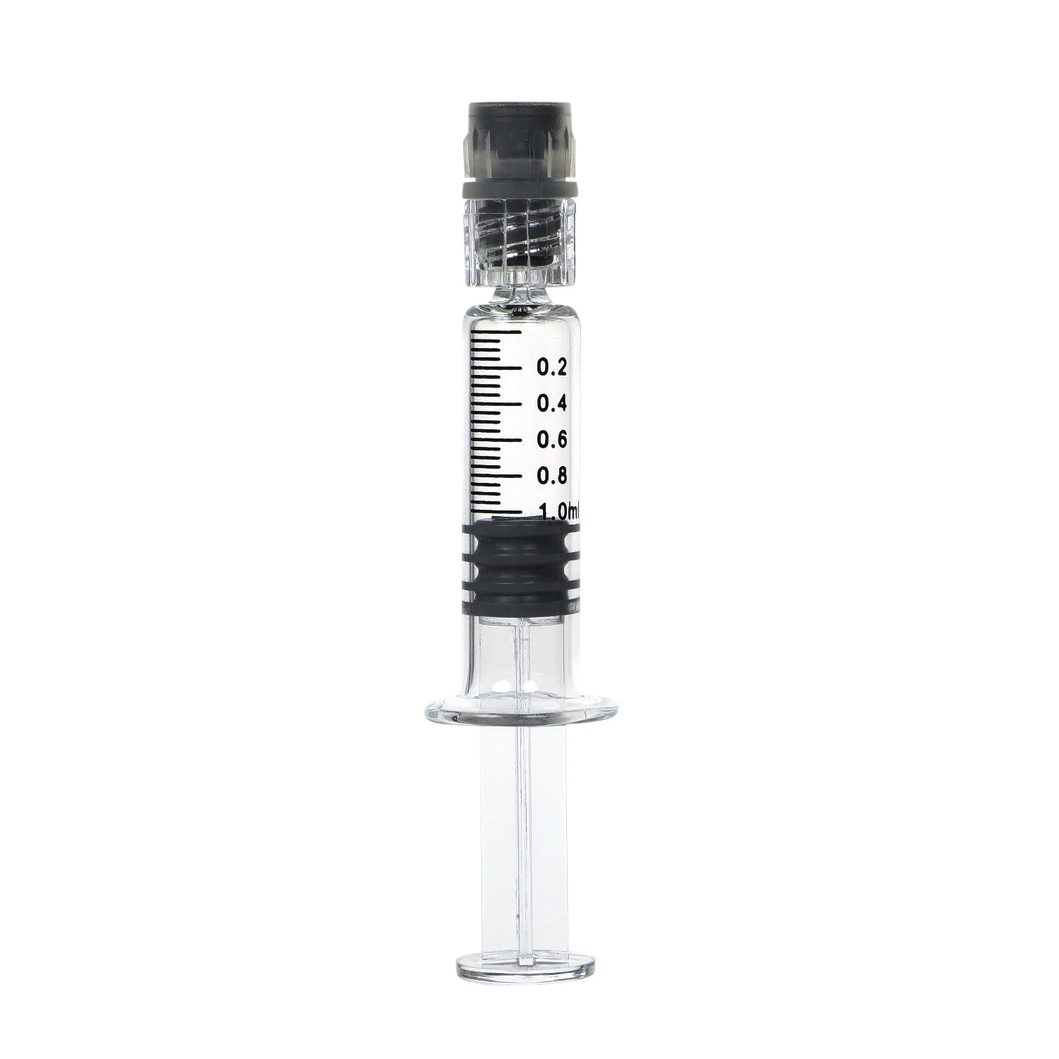 Buy Ml Luer Lock Borosilicate Glass Syringe With Metal Plunger From