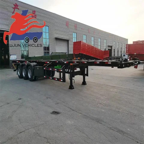 Buy Ft Container Chassis Skeleton Container Truck Semi Trailer From