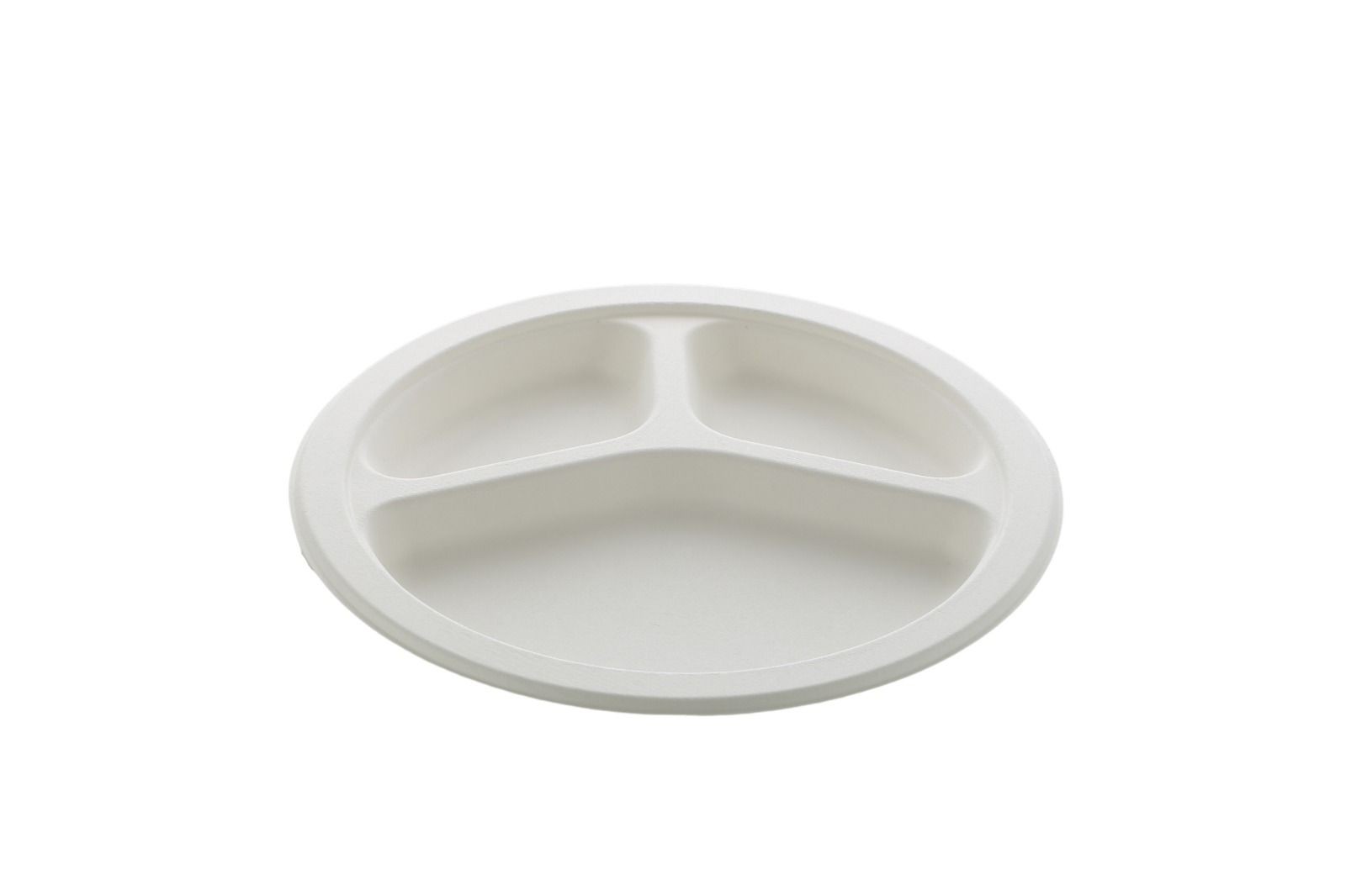 Buy Sugarcane Bagasse Round Plate From Ayu Eco Product India