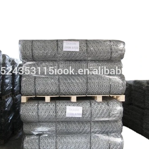 Buy 2 7mm 3 4mm 80x100mm Double Twisted Hexagonal Woven Wire Mesh