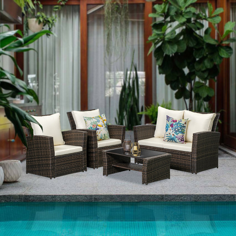 Buy Seater Rattan Outdoor Garden Patio Sofa Factory Price