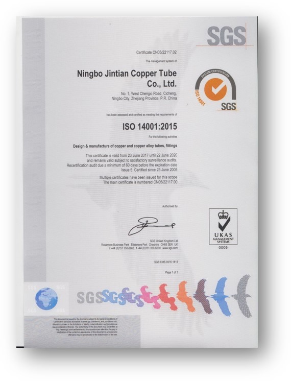 Jintian Copper Industrial Vietnam Co., Ltd About Us