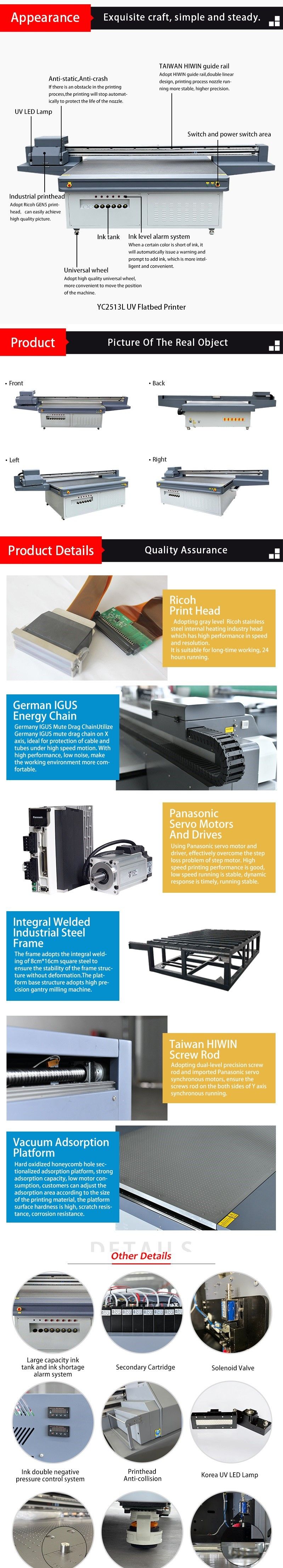 Buy China Yc2513l Uv Flatbed Printer Glass Photo Printing Machine from ...