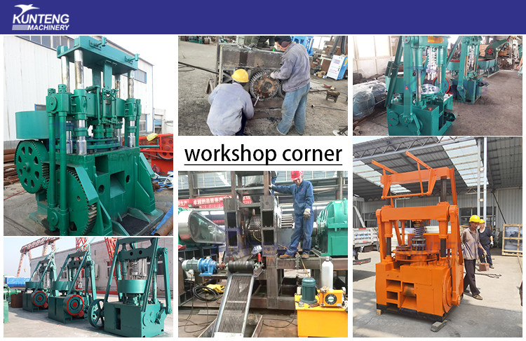 BBQ Charcoal Press Machine Coal Powder Briquette Making Machine
