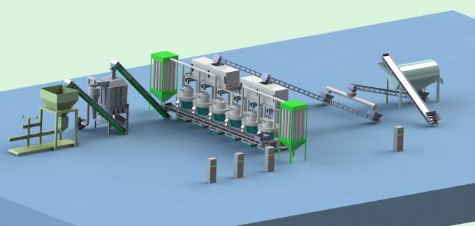 2000kg/h Wood Pellet Machine 5