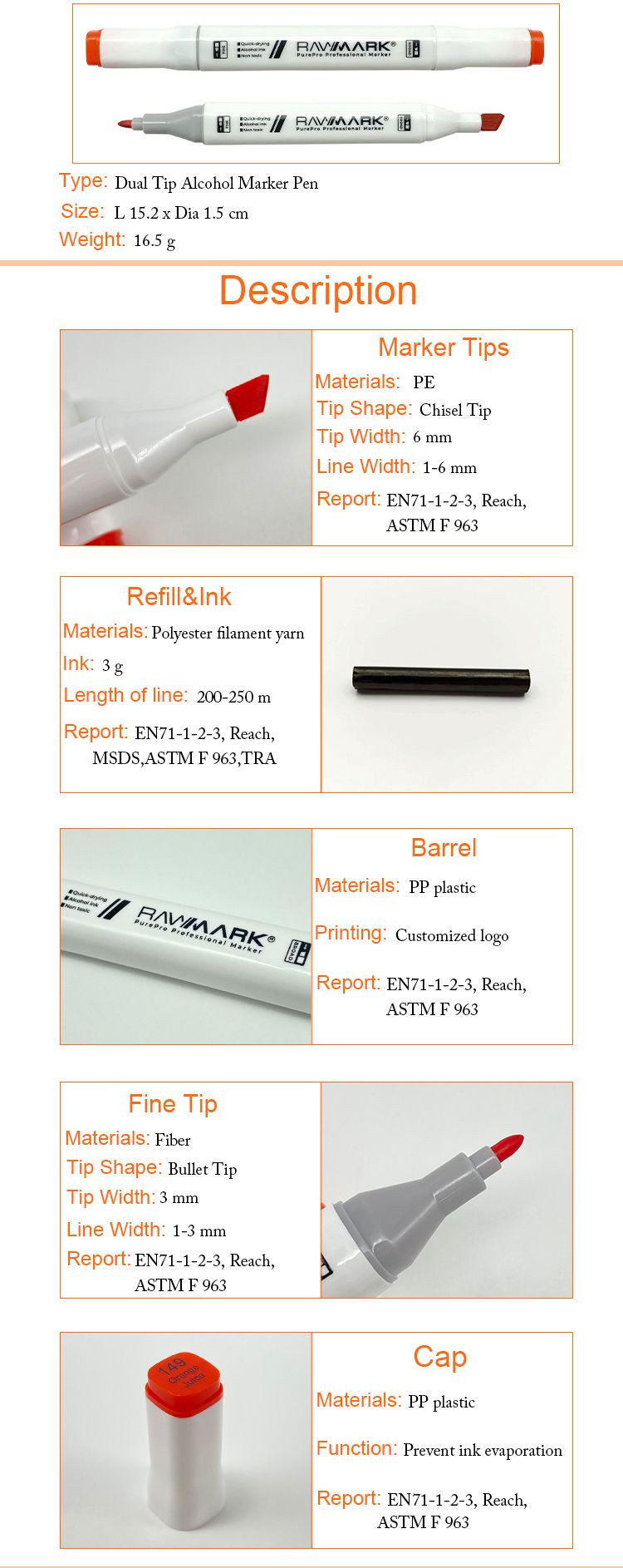Buy Customized High Quality Dual Tips Alcohol Marker Pen Permanent 36 48 60  80 100 120 168 262 Colors from Hangzhou Tom Art Stationery Co., Ltd, China