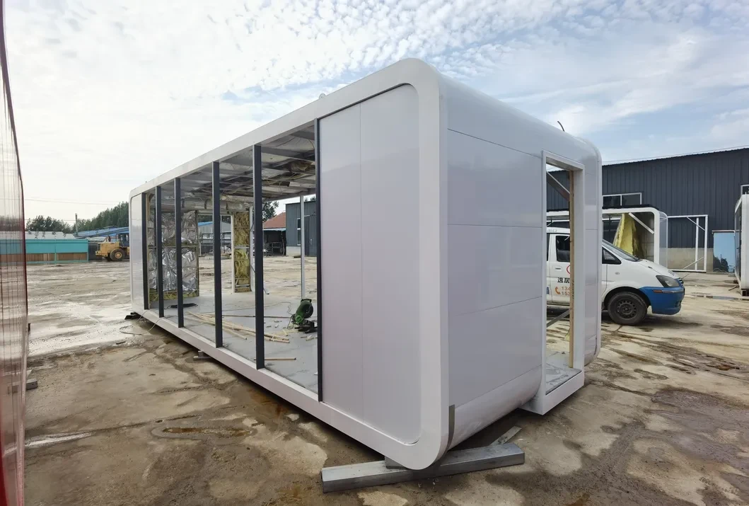 20FT 40FT Modular Prefab Tiny Homes Container Office Portable Apple Home Pod Movable Apple Cabin