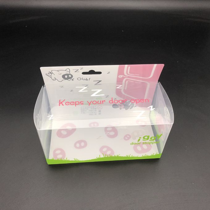 plastic clear PVC packaging folding boxes printing boxes in customized size box wholesale from China