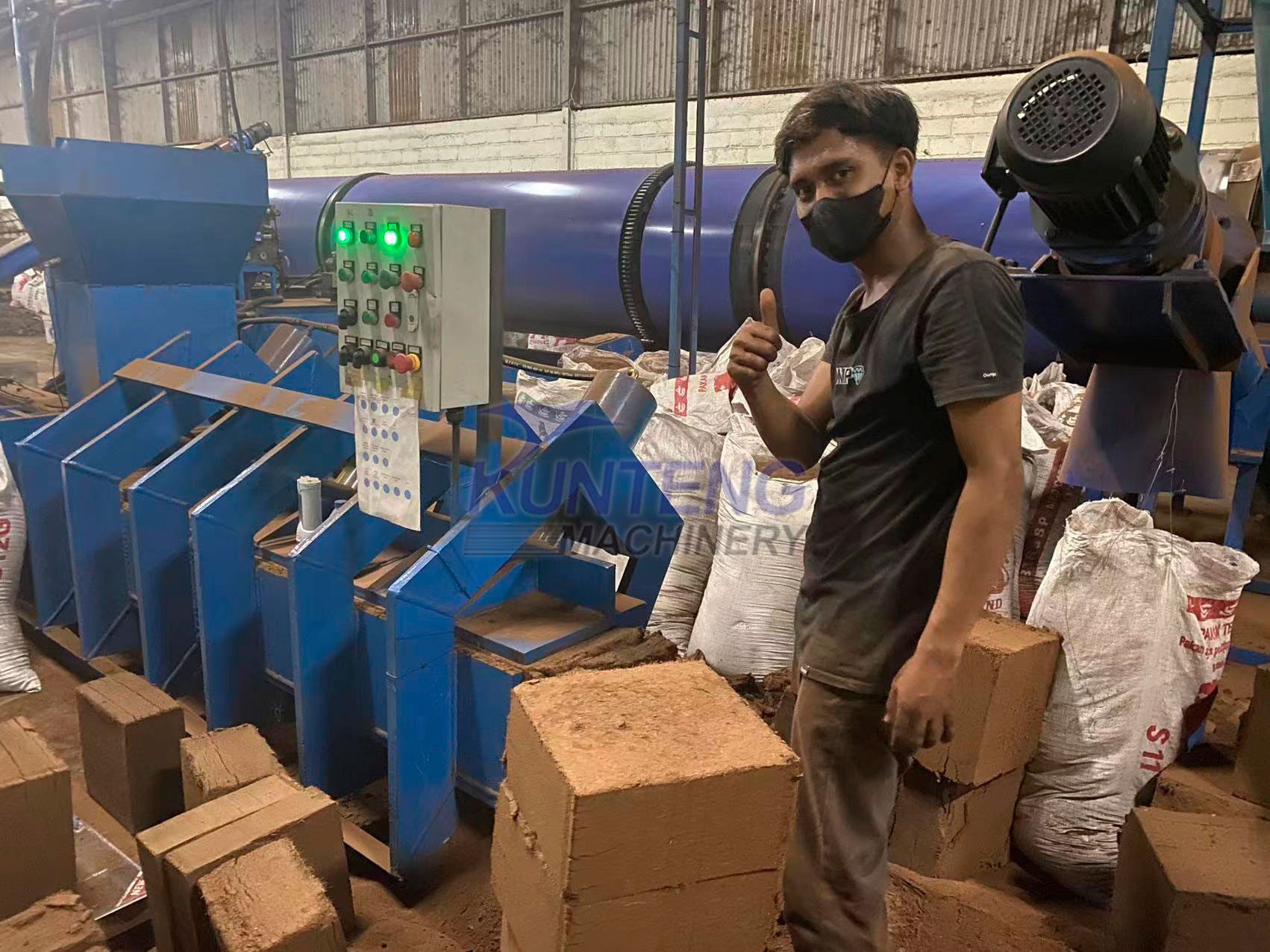 Buy Coconut Shell Husk Shredder Fiber Coir Making Machine from Henan ...