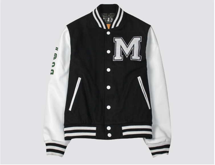 Varsity Bomber Jacket BJ02 Front