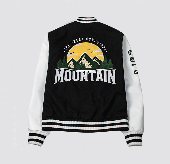 Varsity Bomber Jacket bj02 Back