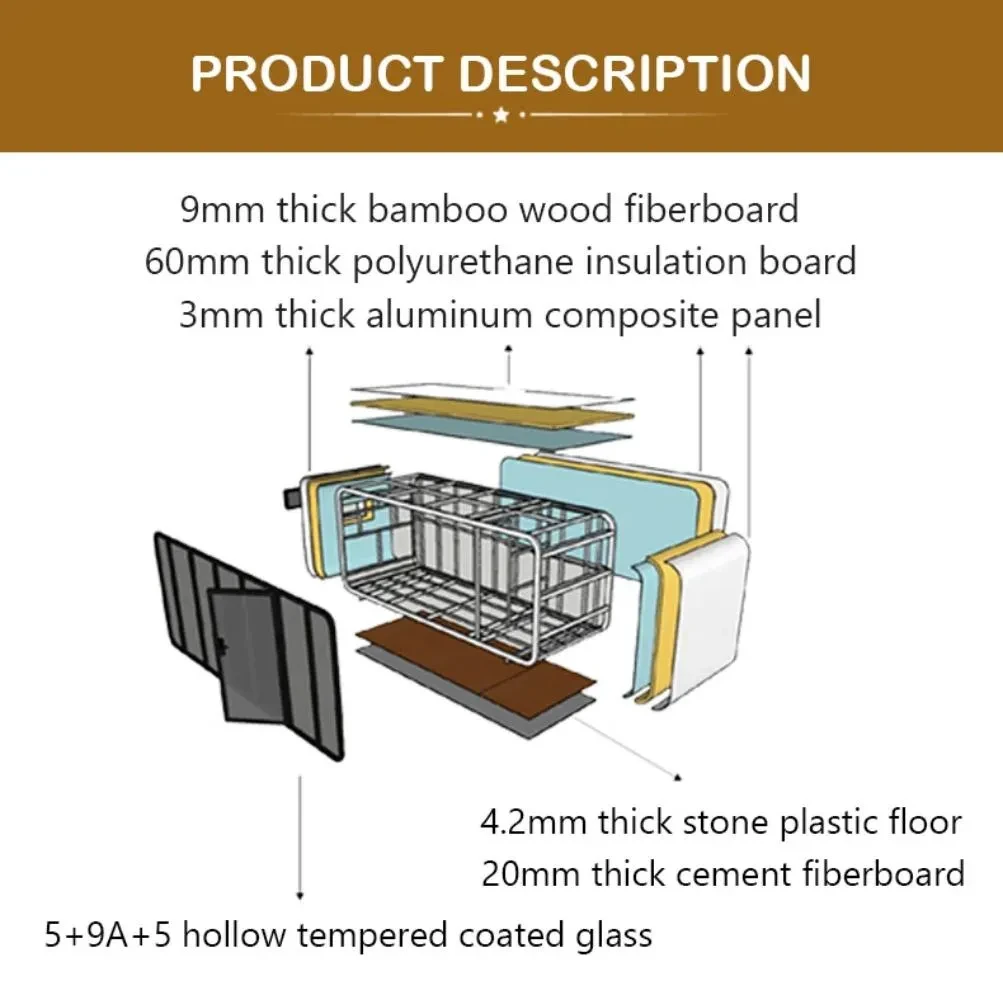 20FT 40FT Modular Prefab Tiny Homes Container Office Portable Apple Home Pod Movable Apple Cabin