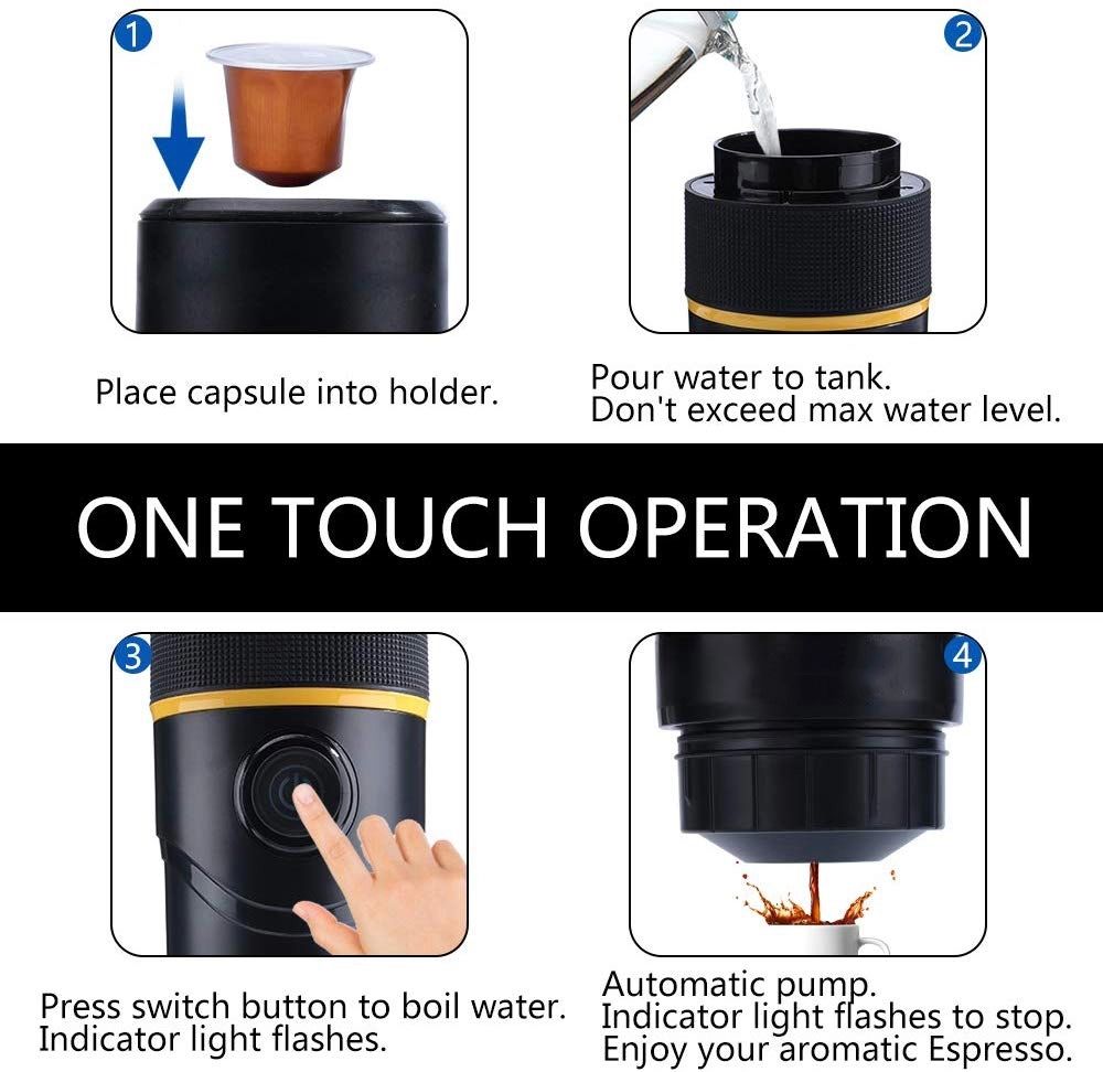 Buy Portable Car Coffee Machine, Usb Pod Coffee Machine, Capsule