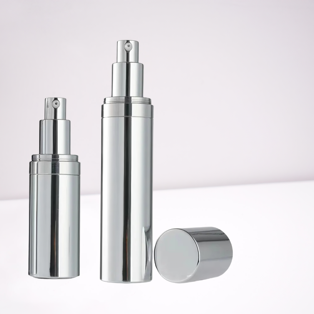 Buy Aluminum Airless Pump Bottle Skincare Packaging 30ml 50m Aluminum