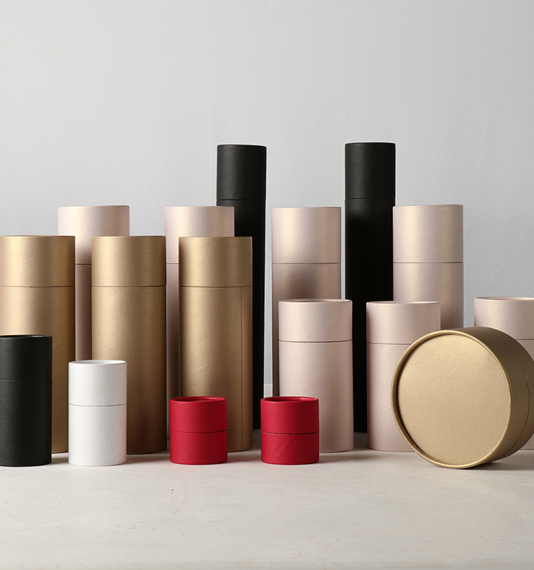 Buy Custom Printed Creative Round Kraft Paper Tube Packaging Tube For ...