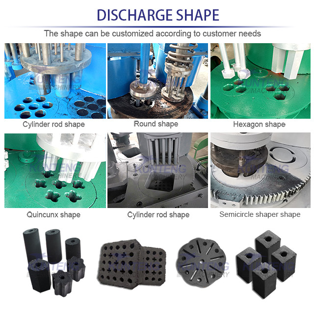 BBQ Charcoal Press Machine Coal Powder Briquette Making Machine