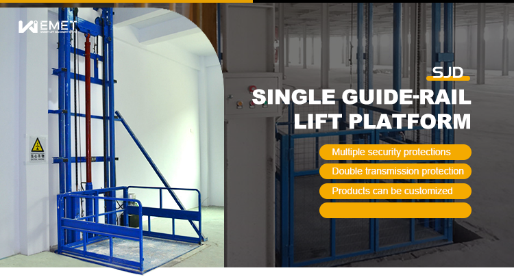 Buy Single Guide-rail Lift Platform from Wemet Lift Machinery Co., Ltd ...