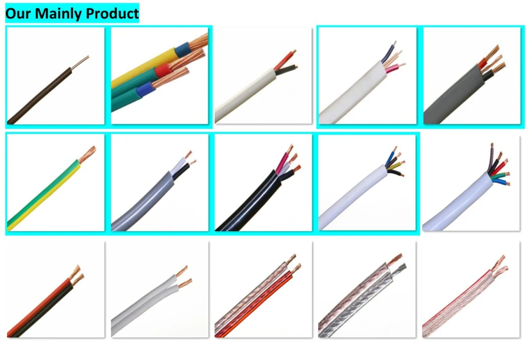 PVC Speaker Audio Parts Wire Flexible Trans PVC for Light