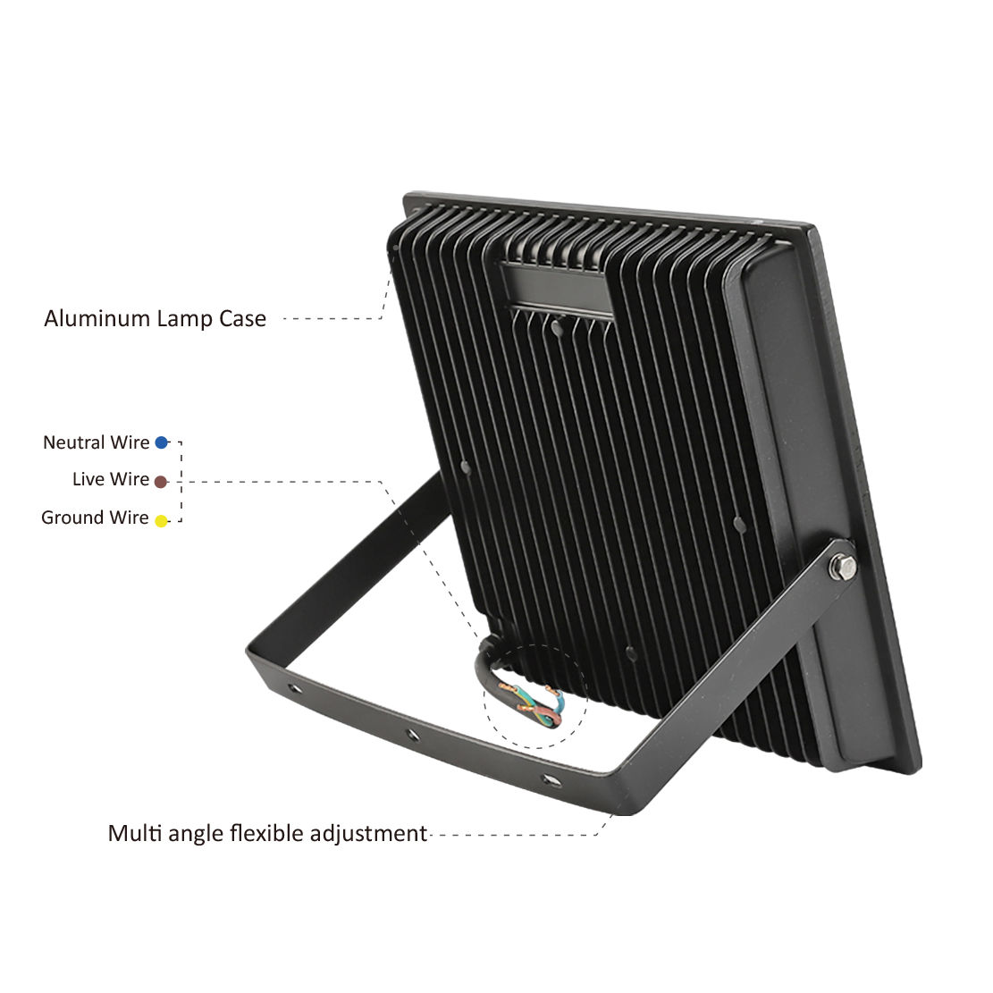 Low price floodlight 10W 20W 30W 50W 100W 150W led flood light 85-265V outdoor fixtures