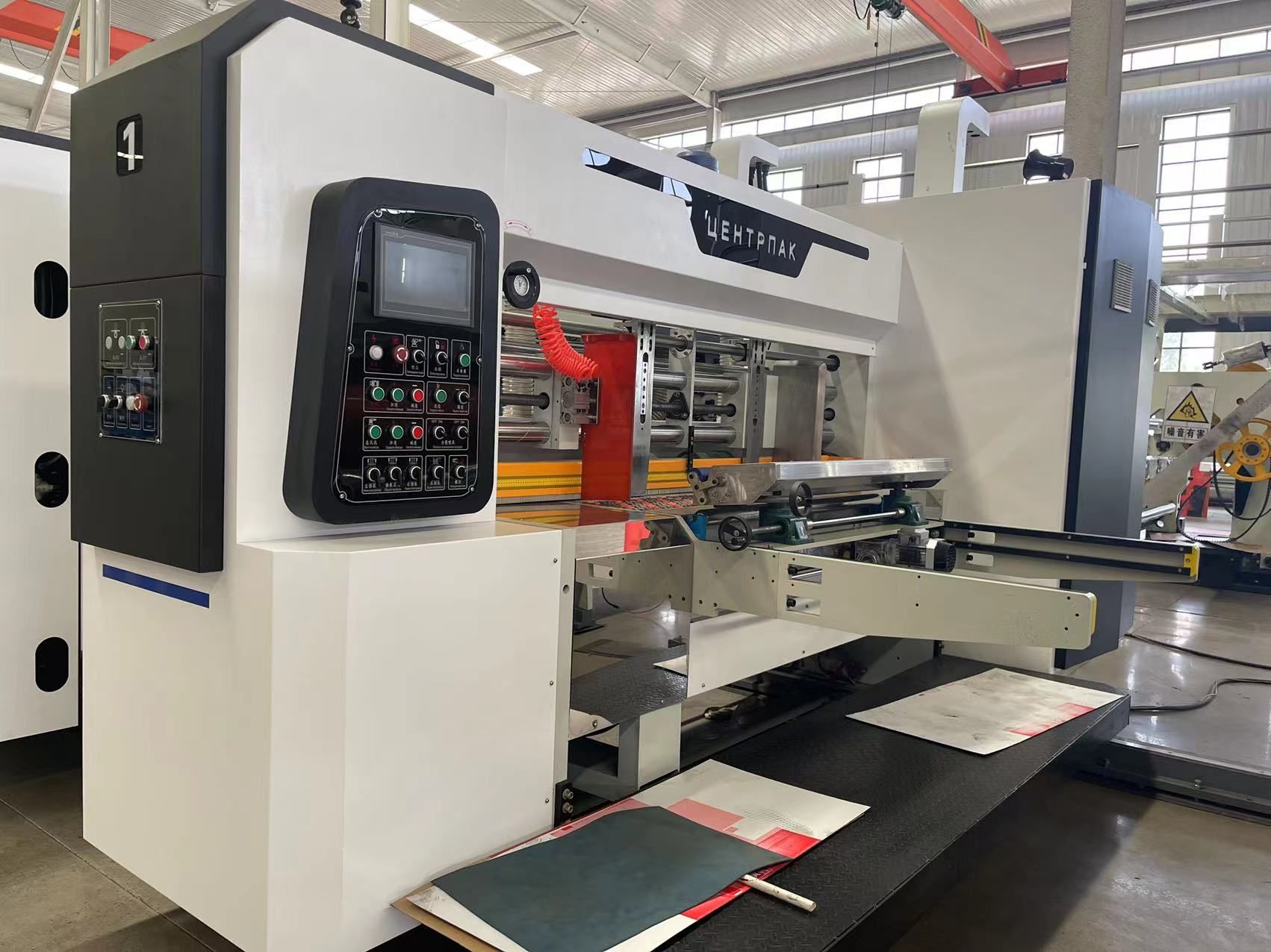 Buy Corrugated Cardboard Carton Box Flexo Printing Slotting Rotary Die ...
