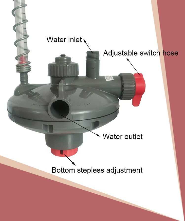 Buy Automatic Poultry Water Pressure Regulator For Chicken Farm from Long Mu Animal Husbandry