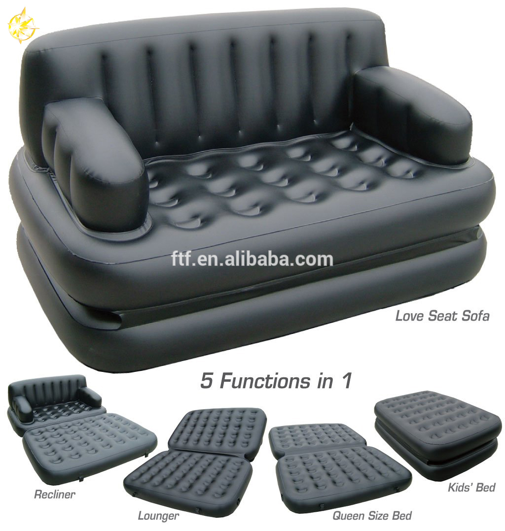 Buy Inflatable Multi-purpose Sofa Bed Lounge Indoor Home Two Seats