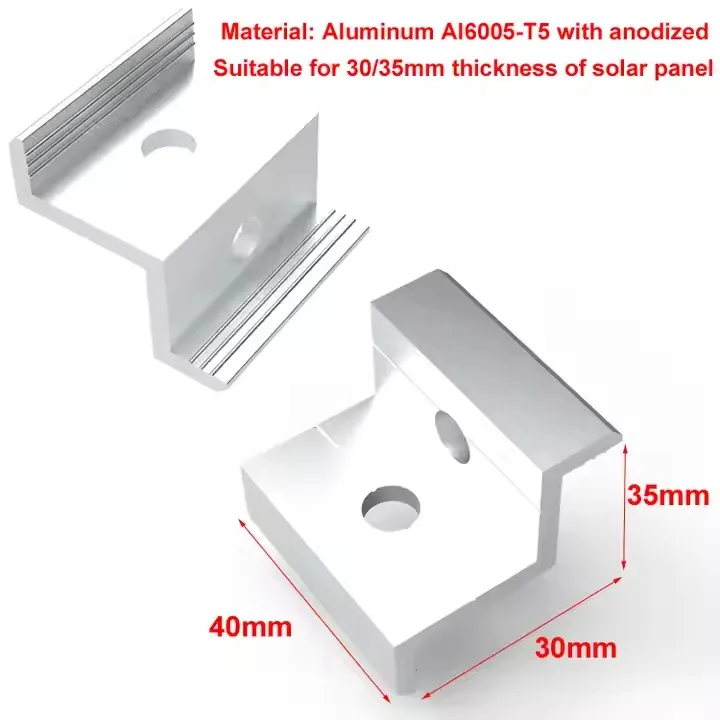 Wholesale PV Solar Adjustable Front and Back Base Roof Mounting System