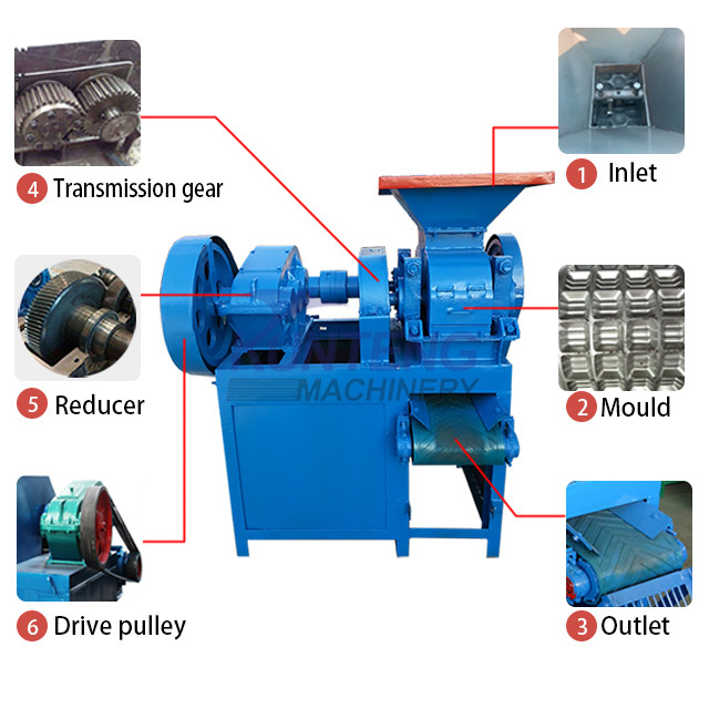 New Design Hydraulic Charcoal Briquette Machine Coal Ball Press Equipment