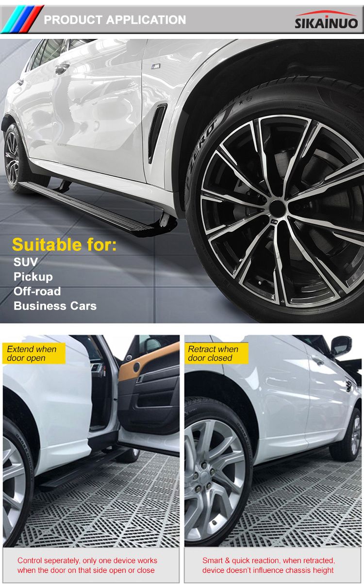 Buy Electric Foldable Side Step Automatic Running Board Retractable ...