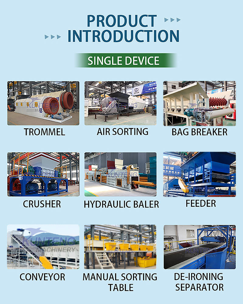 Double Shaft Waste Shredder Machine Wood Metal Shredder Equipment