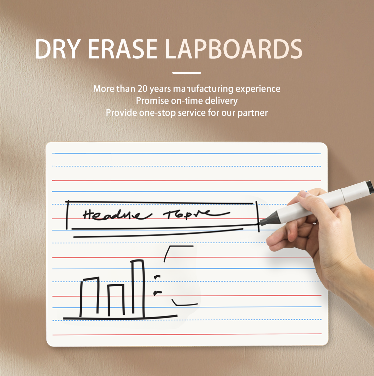 Buy 9x12 Inches Doublesided Dry Erase Lapboard, Student Writing Board