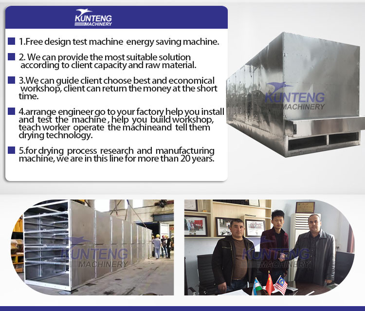 Energy Saving Tray Type Vegetables Pepper Fruits Drying Machine Food Drying Room