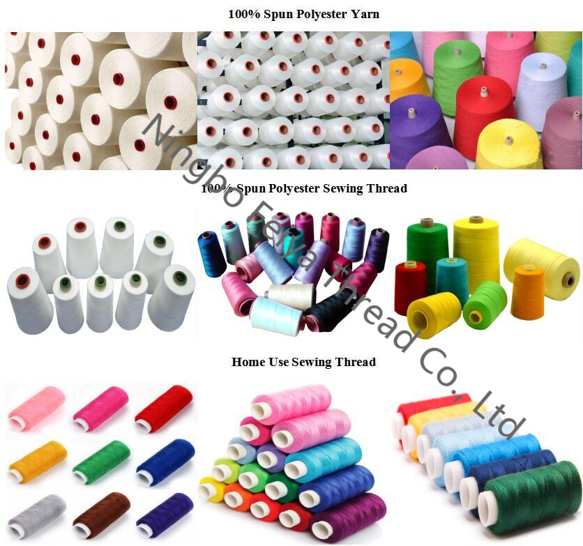 Buy Dyed Colors 100 Spun Poly Poly Core Yarn Sewing Thread 20/2 2000m