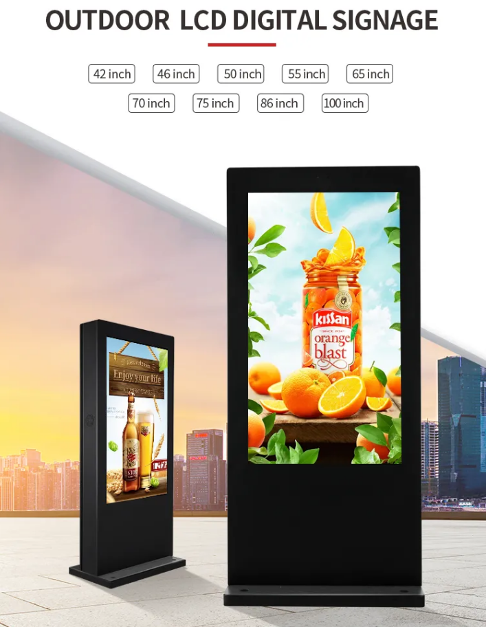 Buy 55 Inch Full Outdoor Totem Digital Signage from Victory digital ...